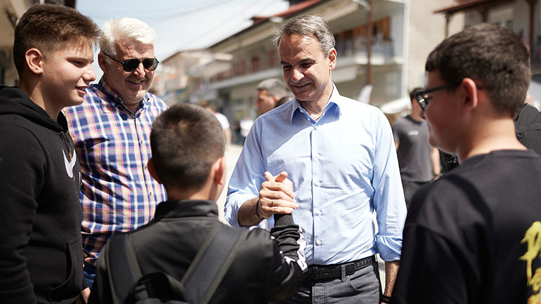 Μητσοτάκης: Υπάρχει μία πρόταση διακυβέρνησης και από την άλλη το απόλυτο χάος